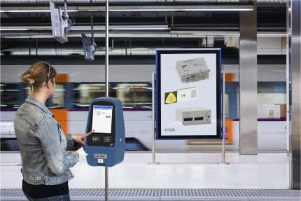 Tranzitup Ticket Office Machine at station