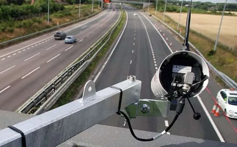 Tranzitup Tolling Camera installed on highway gantry