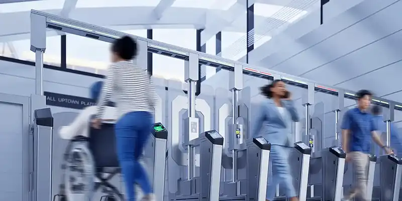 Tranzitup Smart Gate in transit station